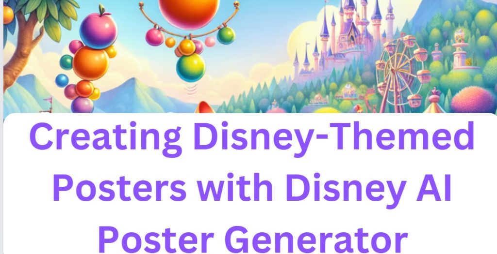 Creating Disney-Themed Posters with Disney ai poster generator