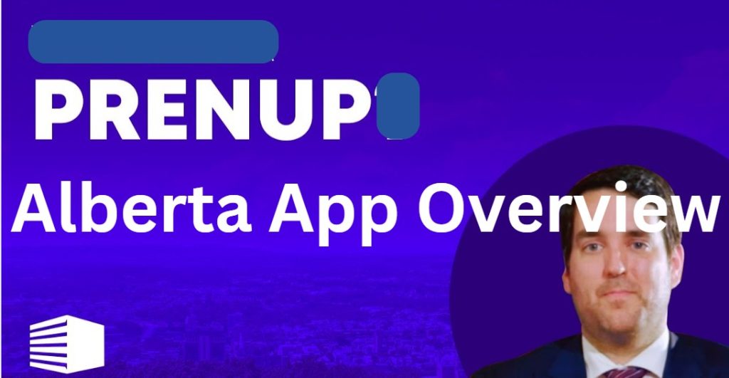 Prenup Alberta App Overview